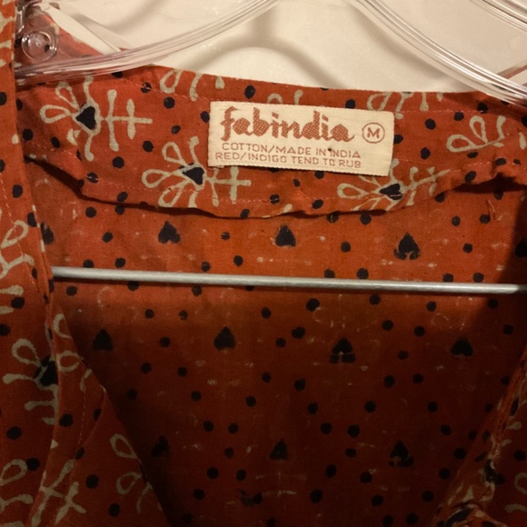 Indian cotton tunic in size medium…NEW! - Picture 3 of 3